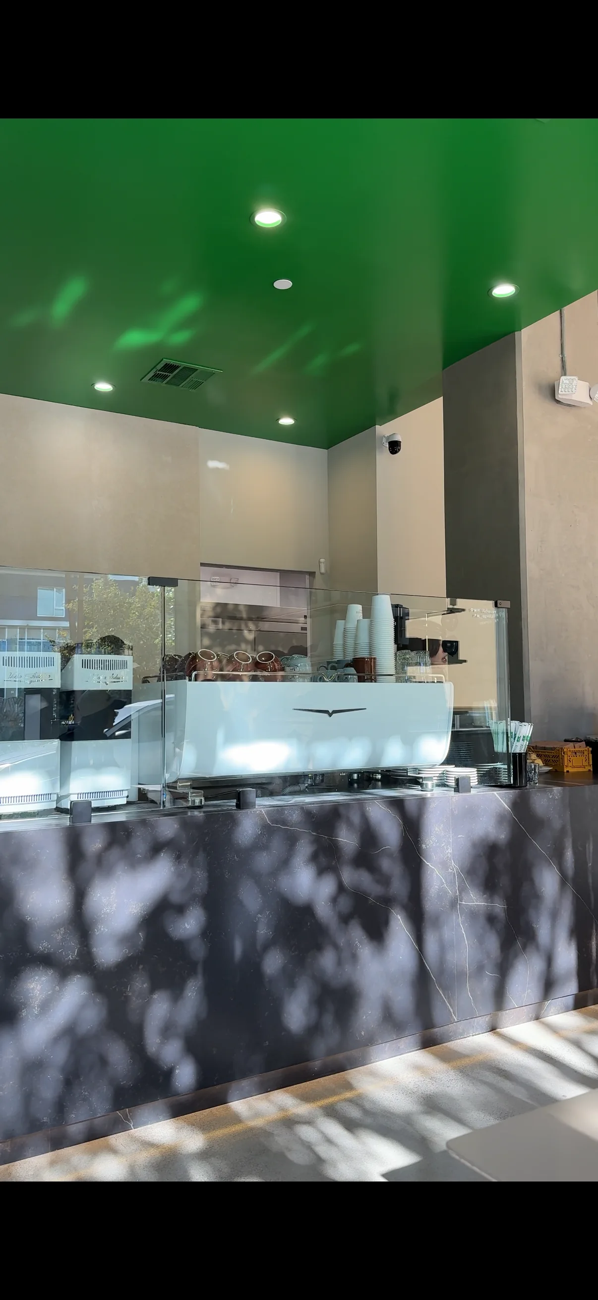 Espresso machine at the Alchemist Coffee Project counter